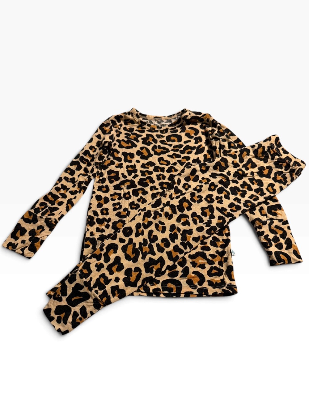 Posh peanut leopard pajama set Size 2T